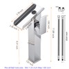 Chrome Bathroom Faucet LED 3 Color Changing Light Waterfall Vessel