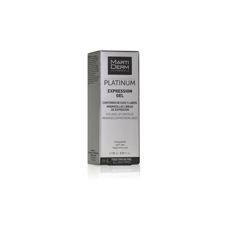 MartiDerm Expression Gel Antiedad Contorno de ojos, labios y entrecejo.