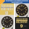 Glarks 12pcs 23MM Golden High Torque Long Shaft Clock Movement