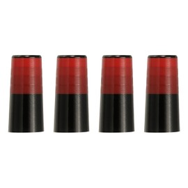 YELARXI Golf Iron Ferrules 10Packs Red/Black for Golf Club