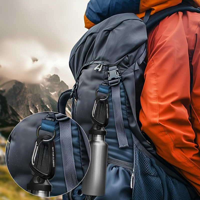 MSIHEY Pack of 4 Carabiners with a Load Capacity of