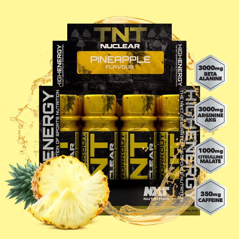 NXT Nutrition TNT Nuclear Shots - Pre Workout Drink 12