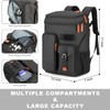 Insulated Cooler Backpack,33 Cans Multifunctional Double Deck Leakproof Cooler Bag