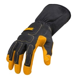 Dewalt Premium MIG/TIG Welding Gloves, Gauntlet-Style Cuff, Small