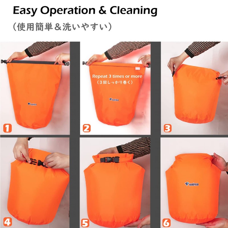 TRIWONDER Dry Bag, Drum Type, Pool Bag, Waterproof Bag, Disaster
