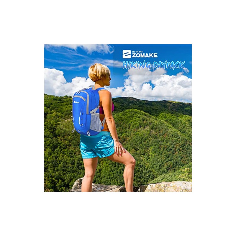 ZOMAKE Foldable Backpack 35 L, Large Lightweight Backpacks Waterproof Hiking