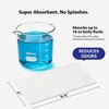 60 Commode Liners with Absorbent Pads for Bedside & Portable