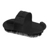 Black Plastic Curry Comb with Adjustable Strap Horse Grooming
