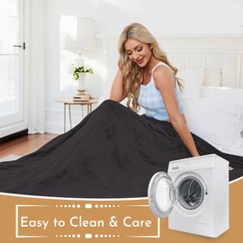ONDAN Electric Heated Blanket Microplush Cover Blanket, Full Size 72"x84" with 5 Heat Settings & 10 Hours Auto Off, Cozy & Warm for All Night, Machine Washable, Iron Grey