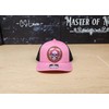 Floral Skull Cap, Richardson 112 Trucker Cap, Pink and Black