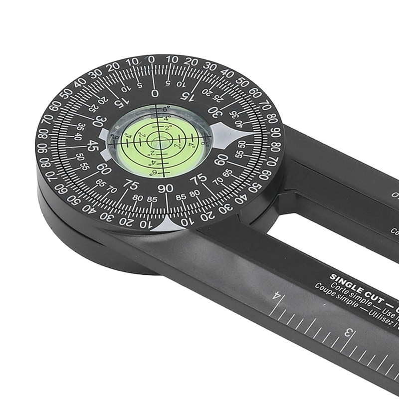 Miter Saw Protractor Angle Finder Gauge Laser Scale for Carpenters