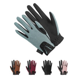 Thapower Kids Horse Riding Gloves Winter Equestrian Horseback Gloves Youth Girl Lady Outdoor Star Pattern Mitts Perfect for Biking Cycling Gardening