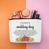 Gfhzdmf Aunt of the Bride Gift Makeup Bag Bride Wedding