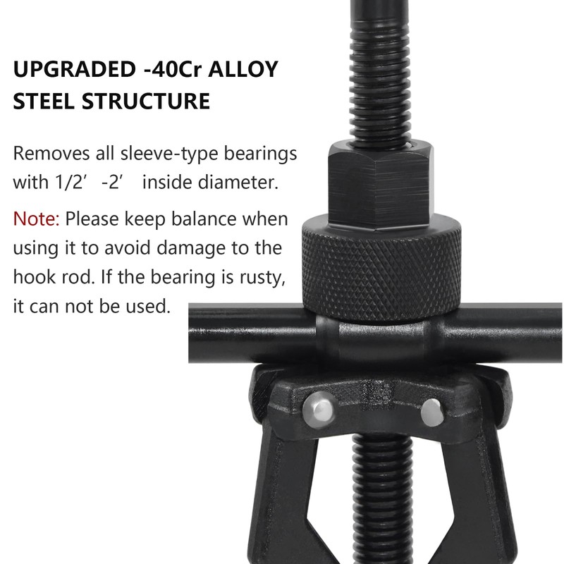 Thsakzo 3 Jaw Inner Bearing Puller Gear Extractor Internal External