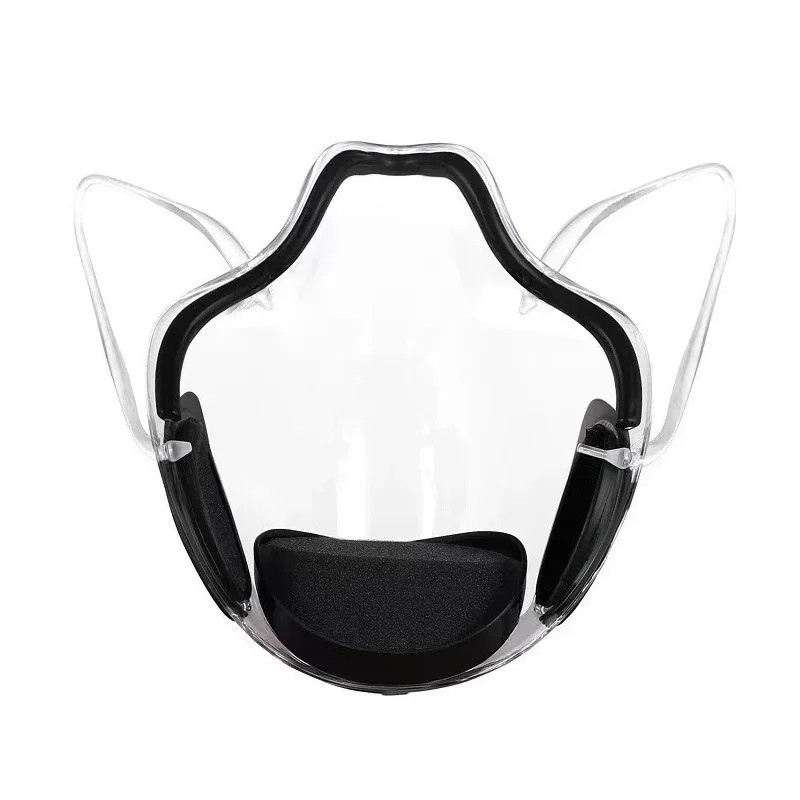 Transparent Mouth Mask for Cycling and Outdoor Wear – Clear