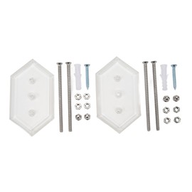 2 Sets Skateboard Hanger Wall Mounting Deck Rack Skateboarding Display and Storage Mount Kit Transparent