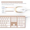 Wireless Keyboard and Mouse, Vssoplor Rechargeable Quiet Full-Size Keyboard and