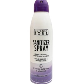 defense zone Hand Sanitizer  Defense Zone  Continuous Spray 5.5 oz ALOE VERA PLUS VITAMIN E