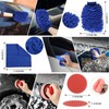Large Suction Cup Car Cleaning Kit with Microfiber Glove, Nano