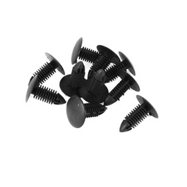 TUCKBOLD 6mm Hole Dia Plastic Rivets Fastener Fender Bumper Push Clips 10pcs Automotive Parts