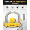 RETRUE Universal Coupler Lock Trailer Locks Ball Hitch Trailer Hitch