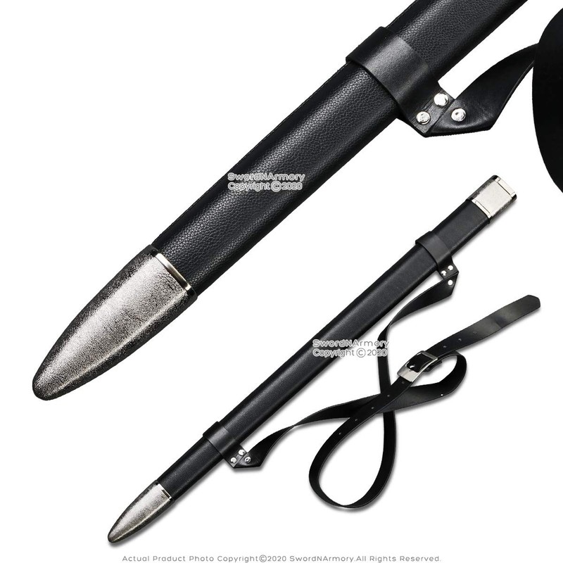 39" Geralt Sword Silver Monster Slayer Medieval Blade Replica with