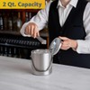 Double Wall Stainless Steel 2 Qt. Ice Bucket with Lid