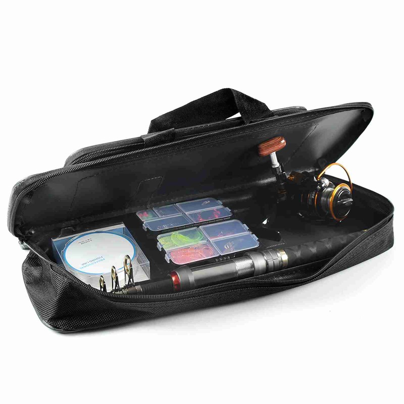 Fishing Rod Bag Portable Water Resistant 600D Oxford Fabric Fishing