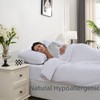 bienDo Single Size Bamboo Fitted Sheet, White, Natural Vegan Silk-Softer