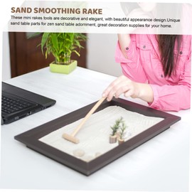 Operitacx 3Pcs Decorative Mini Rake Rakes for Sand Table Crafts for Sand Art Display and Creative Fun Activities