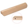 sourcing map Wood Pull Handles, 5pcs 160mm/6.3" Hole Distance Wooden