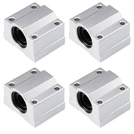 sourcing map SCS12UU Linear Ball Bearing Slide Block Units, 12mm Bore Dia (Pack of 4)