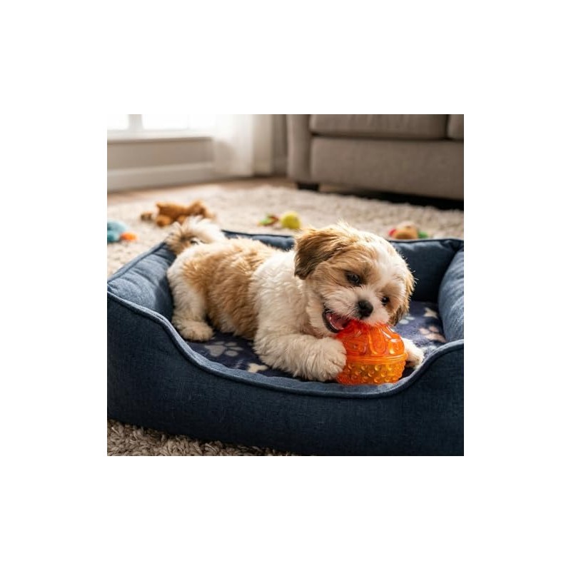 PETS&MORE | Pelota Masticable para Perros | Juguete Mordedor Chillón