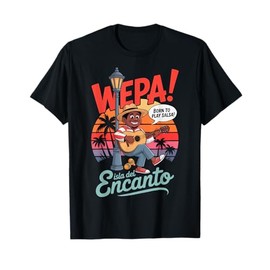 WEPA! Puerto Rican Boricua Salsa Rhumba Cuatro Congas Tee T-Shirt