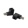 SinLoon RJ45 Crossover Adapter Cat6 Cat5e Ethernet RJ45 Male Female
