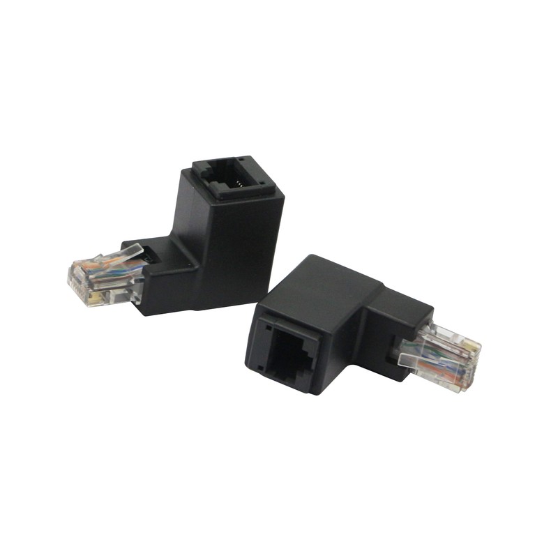 SinLoon RJ45 Crossover Adapter Cat6 Cat5e Ethernet RJ45 Male Female