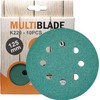 Multiblade Professional Velcro Sanding Discs 125 mm, Pack of 10,