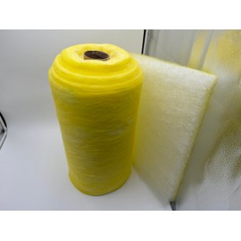 wioboy Paint Booth Exhaust Filter Roll (36" x 100ft), 22 Gram Heavy Duty Fiberglass Paint Arrestor for Spray Booth