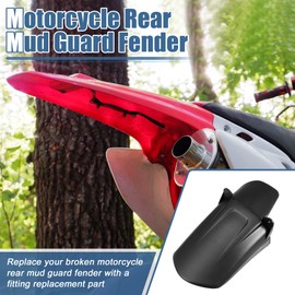 ACROPIX Motorcycle Rear Tail Mud Guard Fender Dirt Bike Pit Mudguard Modified Mud Flap Protector Black Fit for Surron X160 X260 - Pack of 1