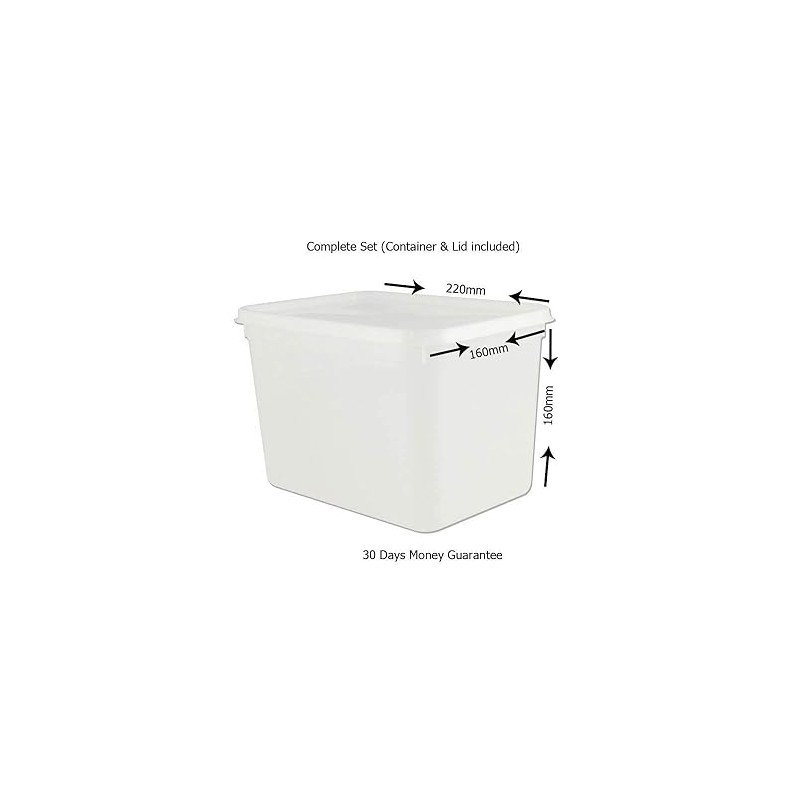 CateringBase Ltd Essential Food Safe 4 Litre Ice Cream Container