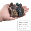 KYEYGWO Hugging Couple Statue Crystal Lover Figurine Abstract Love Sculptures