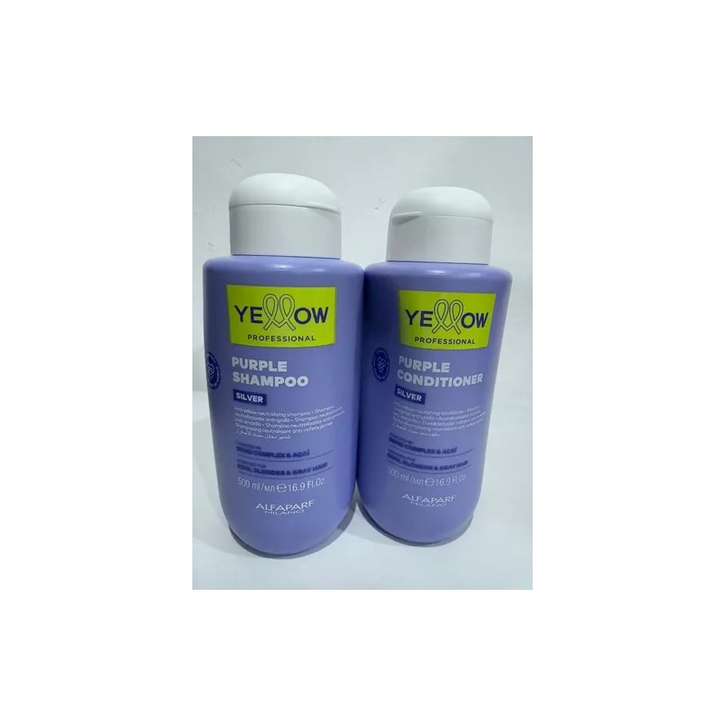 Yellow Silver Shampoo 500 Ml + Acondicionador 500 Ml