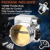 LOREADA LS 102mm Big Mouth Throttle Body for LS1 LS2