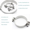 AKIHISA 2 Pcs 27/32 Inch Heavy Duty Rigid Handleless Flat