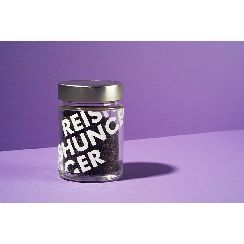 REISHUNGER Rice Jars, Storage Jars Glass with Lid for 300