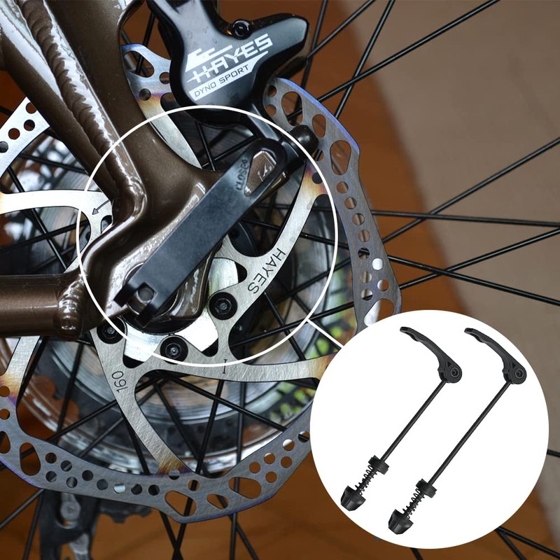 Butyeak Bicycle Front and Rear Axle, Quick Release Bicycle Hub