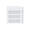 Italhome SESIA 3 Cajonera 3 Cajones Transparentes, azul