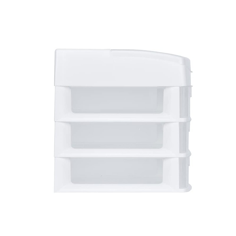 Italhome SESIA 3 Cajonera 3 Cajones Transparentes, azul
