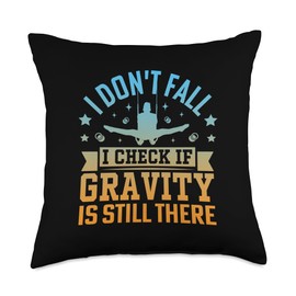 Ring Gymnastics Supplies Ring Handstand Gymnastics Rings Throw Pillow