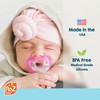 RaZbaby RaZbuddy JollyPop Pacifier Holder w/ Removable Baby Pacifier -